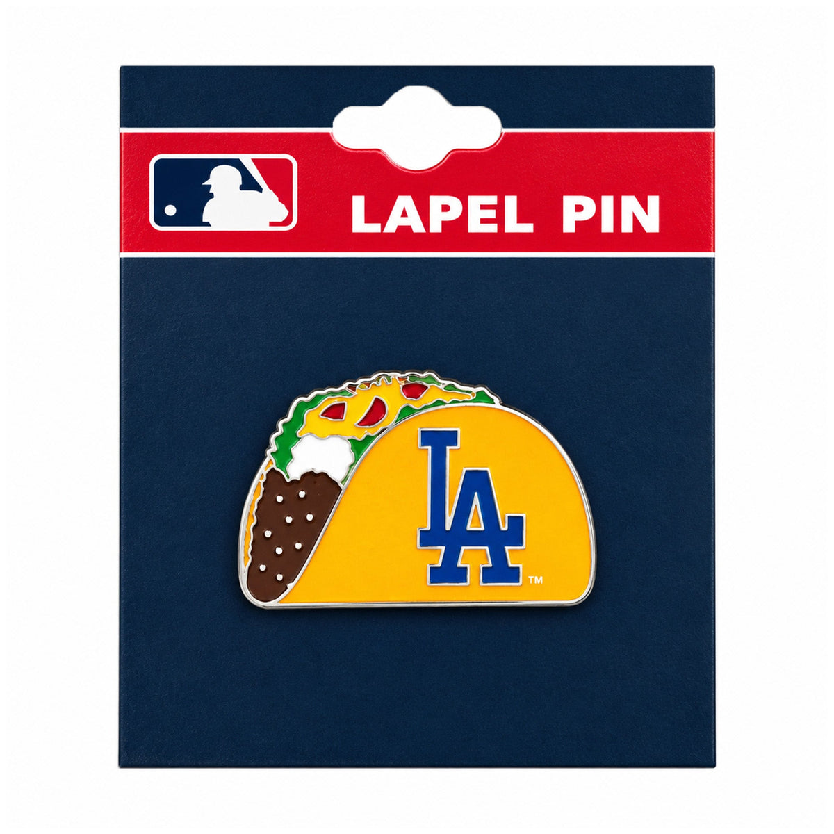 Los Angeles Dodgers Taco Logo Enamel Pin