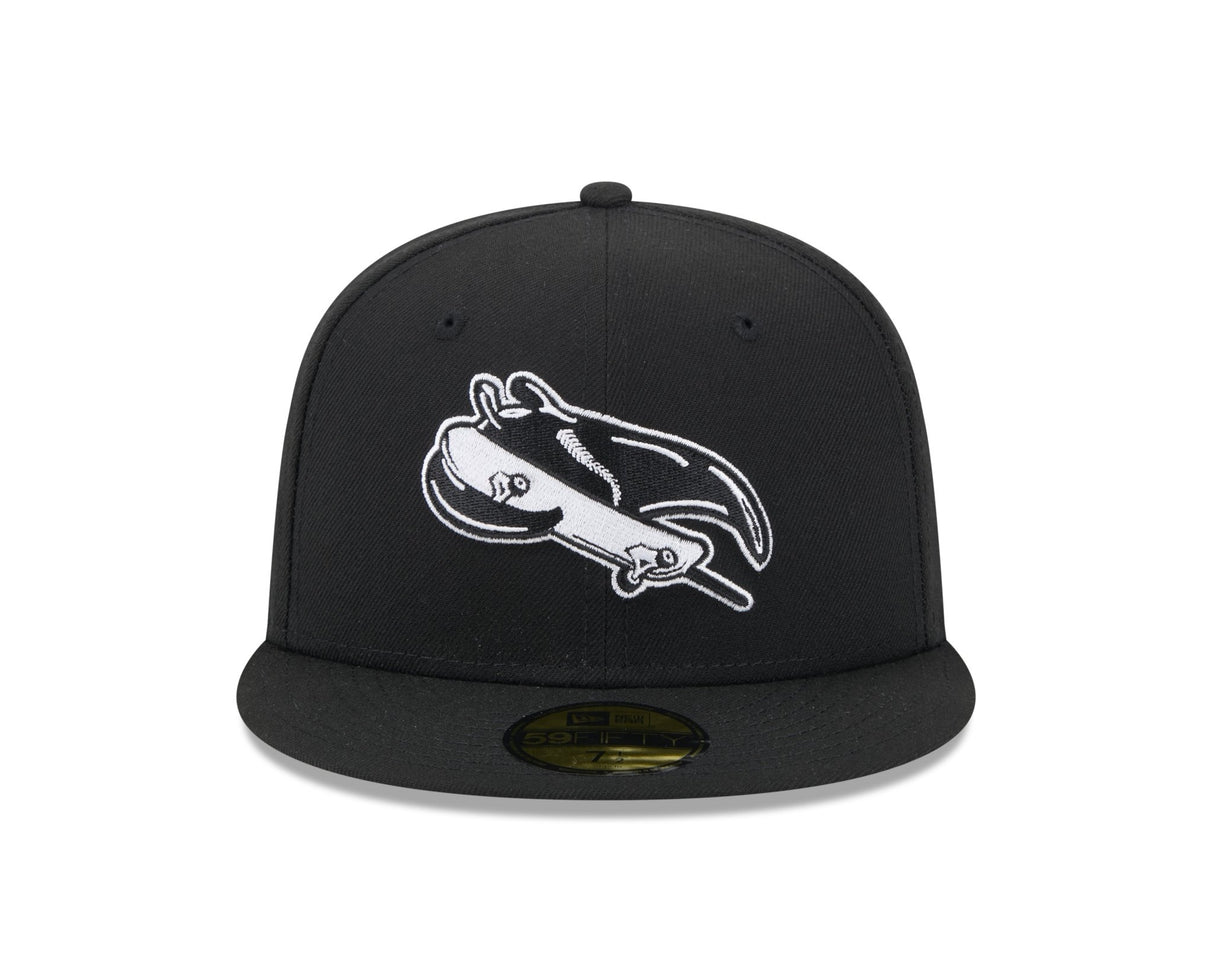 Tampa Bay Rays Black and White 59FIFTY Fitted - New Era -