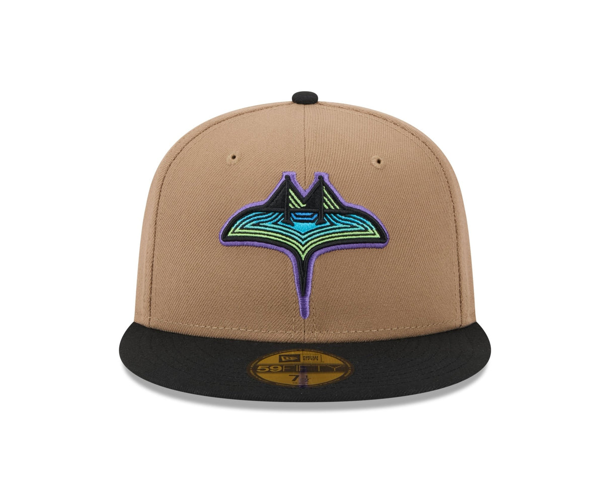 Tampa Bay Rays Canvas Camel 59FIFTY Fitted - New Era -