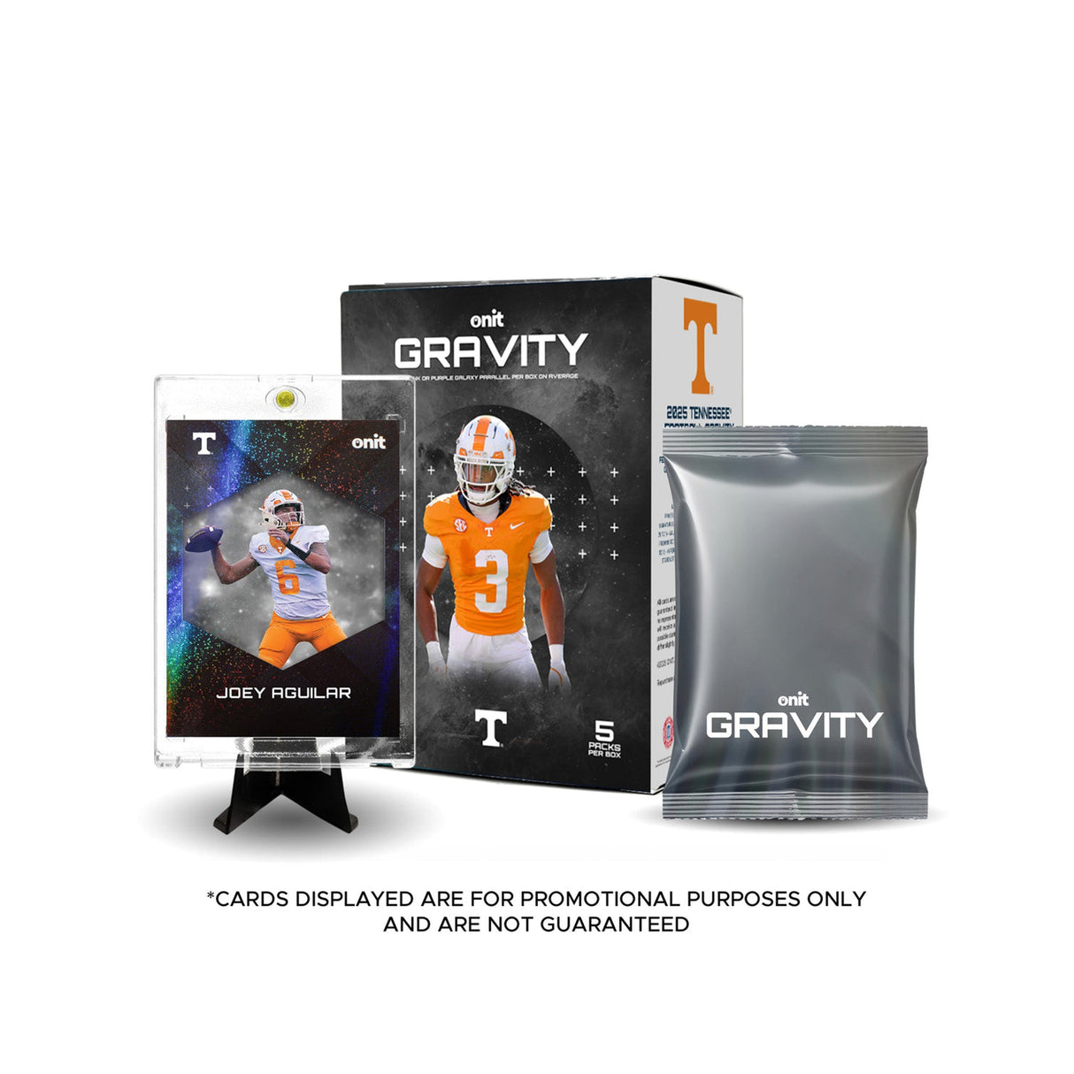 Tennessee Volunteers 2025 Gravity Football Trading Cards Box - Onit - 30020666201