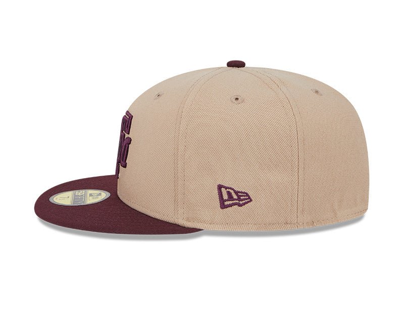 Texas A&M Aggies Khaki & Maroon 59FIFTY Fitted Hat - New Era -