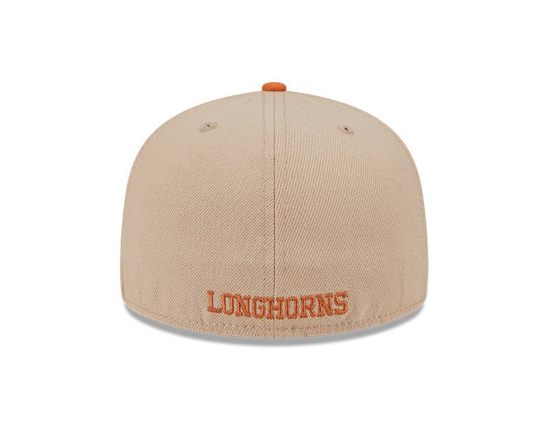 Texas Longhorns Camel & Burnt Orange 59FIFTY Fitted Hat - New Era -