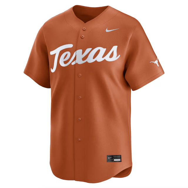 Texas Orange Texas Longhorns College Limited Baseball Jersey - Nike -