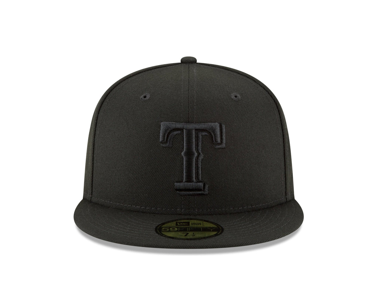 Texas Rangers Authentic Collection Blackout 59FIFTY Fitted - New Era -
