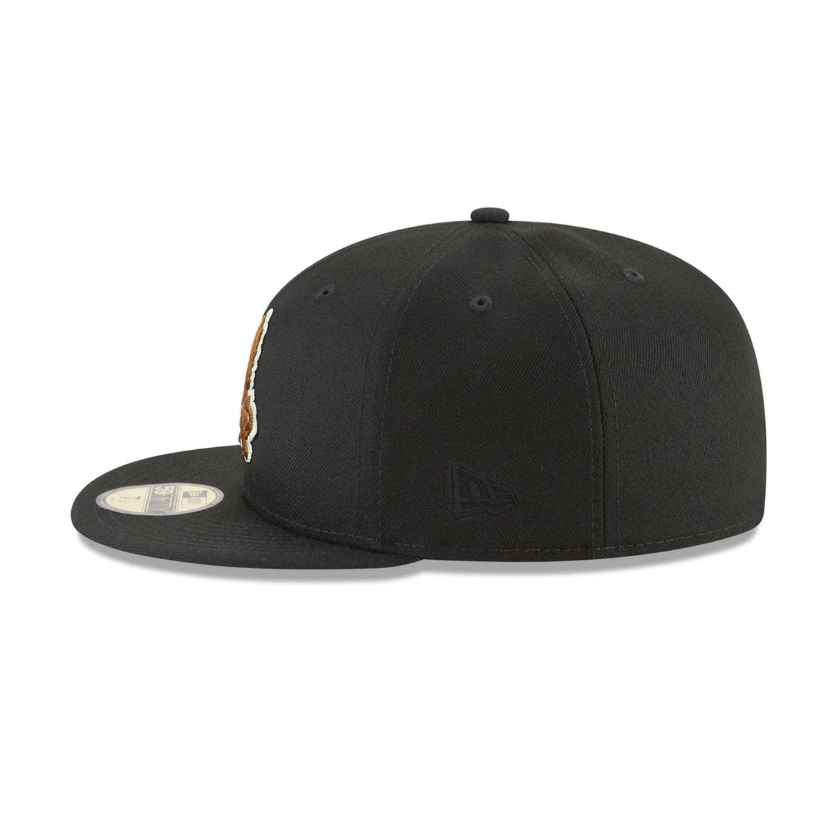 Texas Rangers Peagle 40th Anniversary Side Patch Black 59FIFTY Fitted Hat - New Era - 23330142201