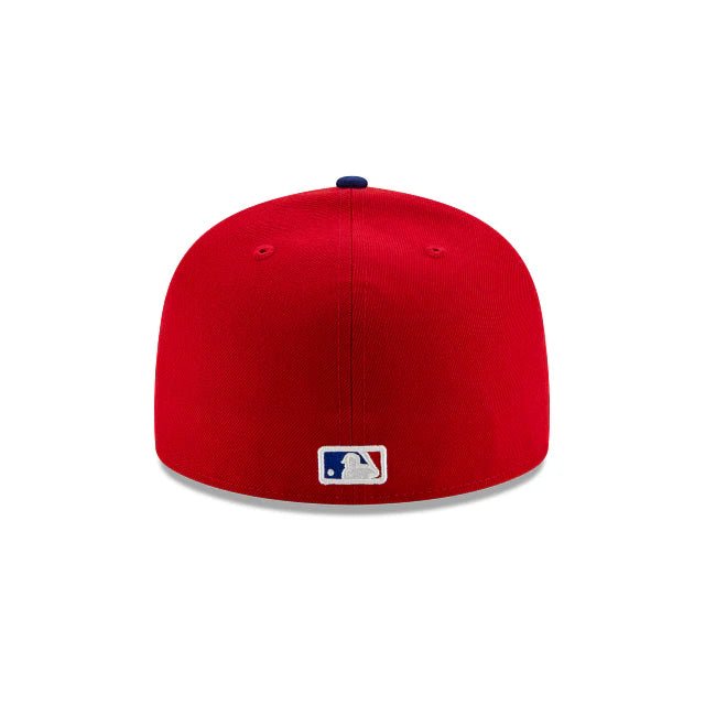 Texas Rangers Red & Blue 50th Anniversary 59FIFTY Fitted Hat - New Era -