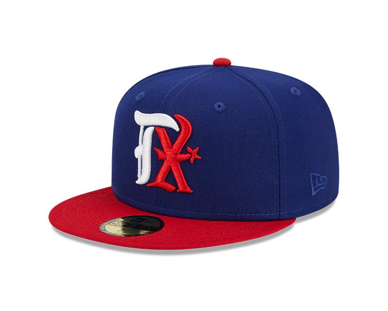 Texas Rangers Royal Cooperstown Collection Retro City 59FIFTY Fitted Hat - New Era -