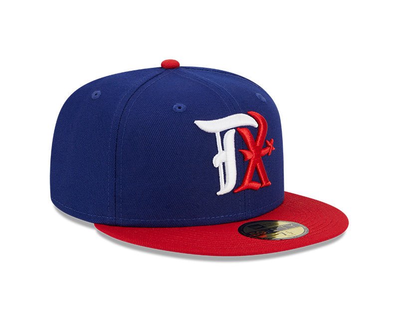 Texas Rangers Royal Cooperstown Collection Retro City 59FIFTY Fitted Hat - New Era -
