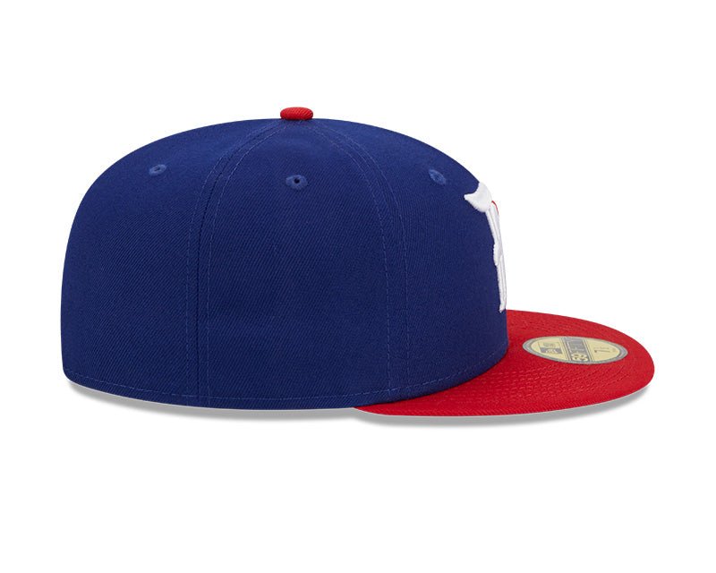 Texas Rangers Royal Cooperstown Collection Retro City 59FIFTY Fitted Hat - New Era -