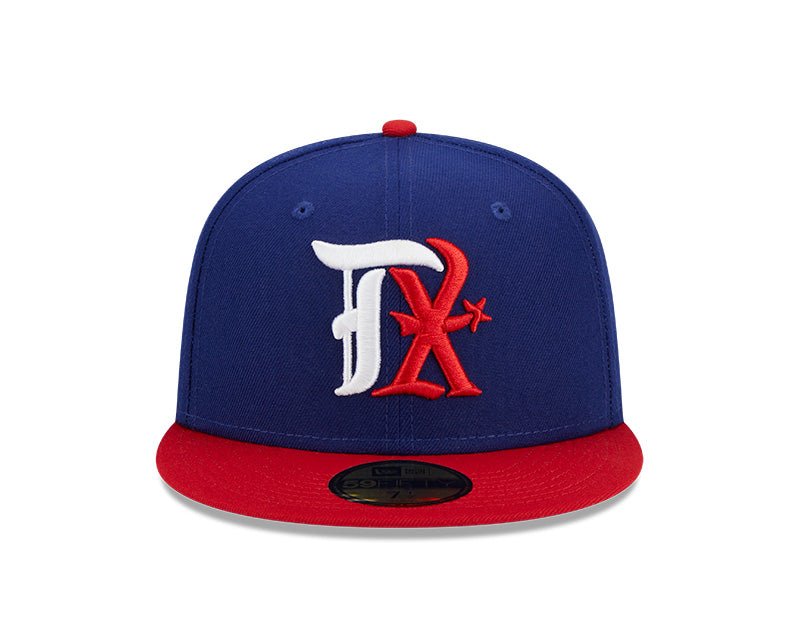 Texas Rangers Royal Cooperstown Collection Retro City 59FIFTY Fitted Hat - New Era -