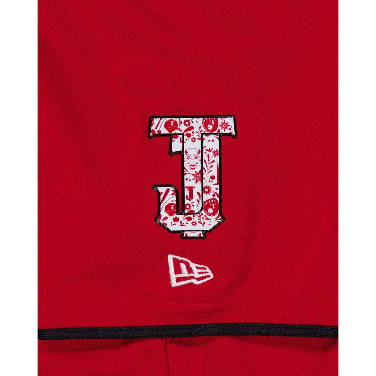 Tijuana Toros Red Floral Lettering New Era Baseball Jersey - New Era -