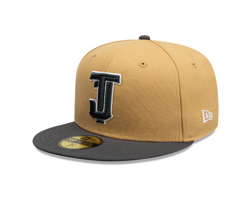 Toros de Tijuana Beige & Gray New Era 59FIFTY Fitted Hat - New Era -