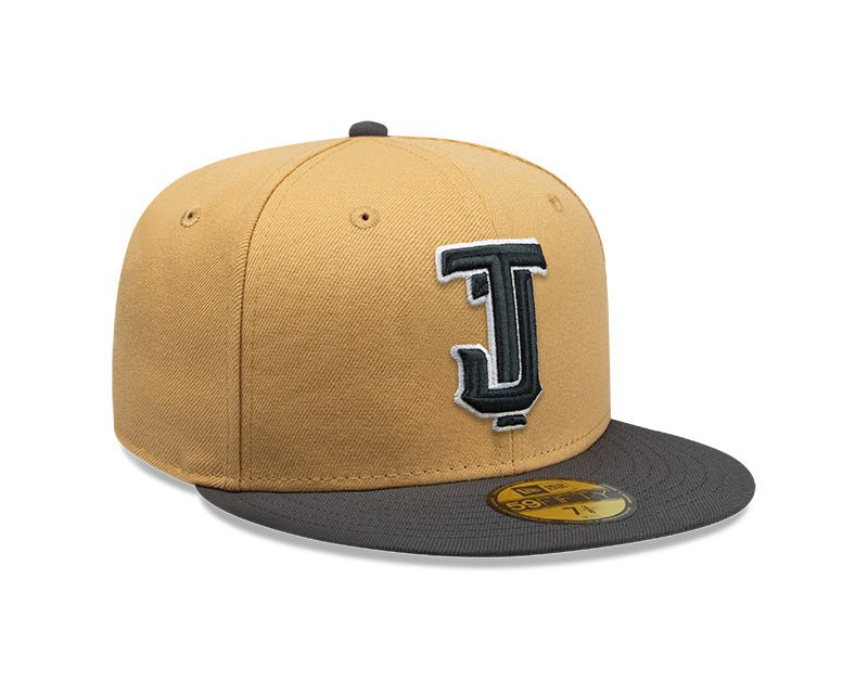Toros de Tijuana Beige & Gray New Era 59FIFTY Fitted Hat - New Era -