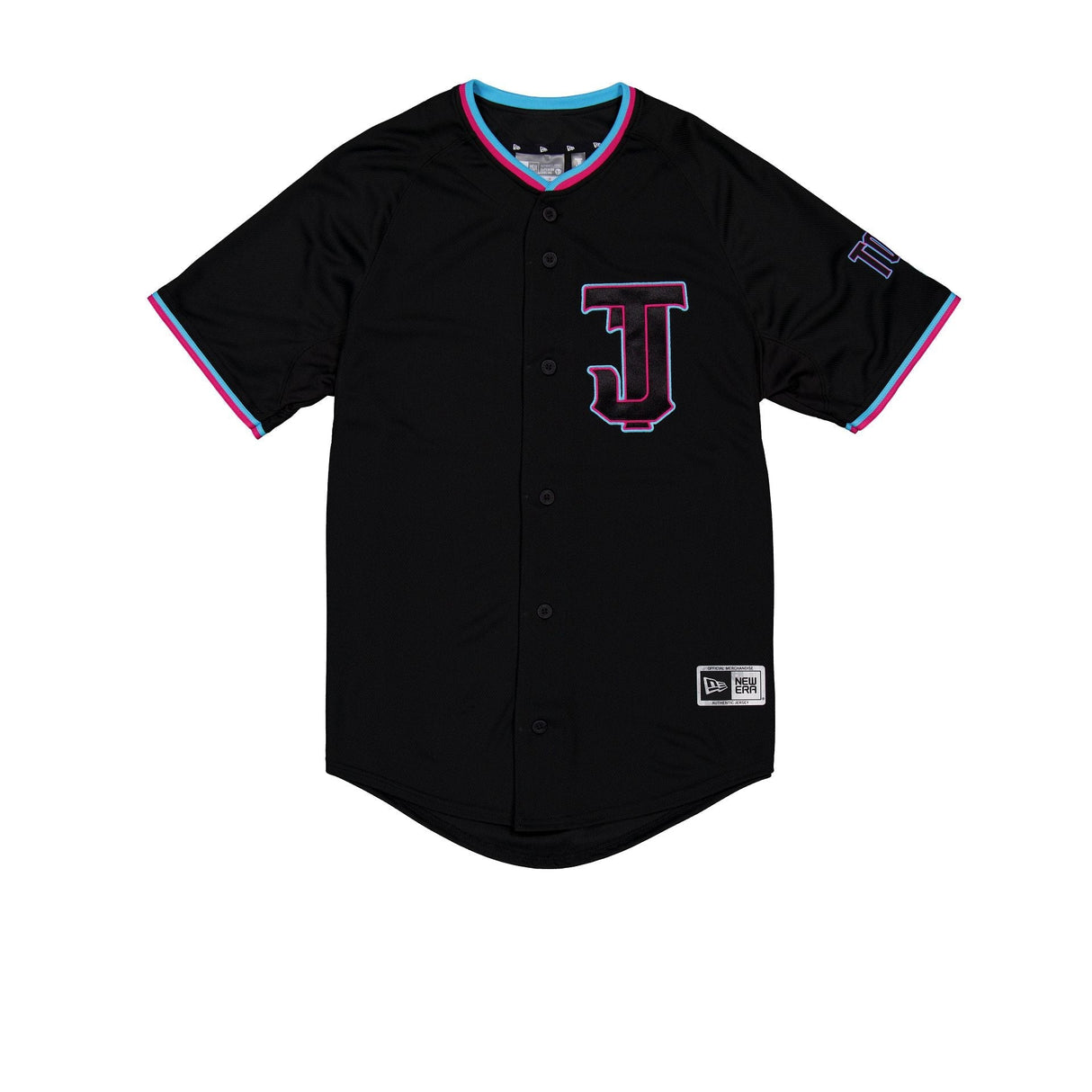 Toros de Tijuana Black & Neon New Era Away Baseball Jersey - New Era -