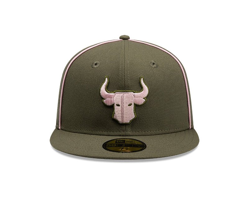 Toros de Tijuana Olive & Pink New Era 59FIFTY Fitted Hat - New Era -