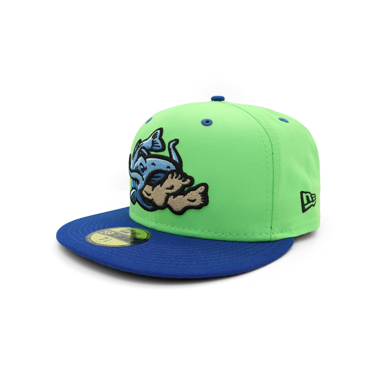 Tulsa Drillers Green/Blue Noodlers Theme Night 59FIFTY Fitted MINOR LEAGUE - New Era -