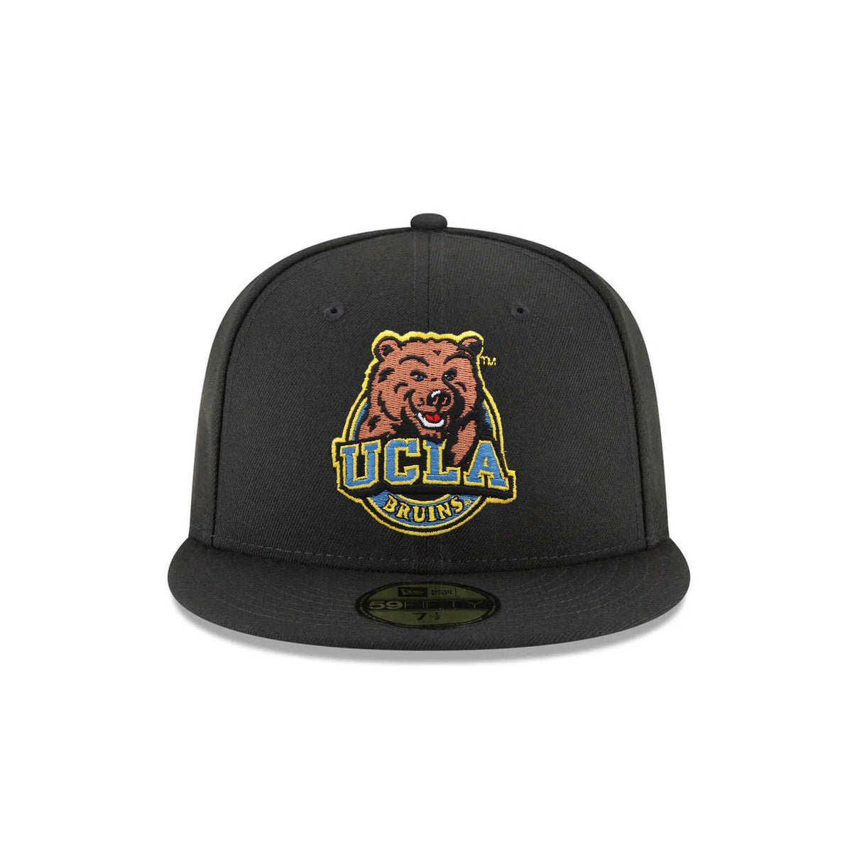 UCLA Bruins Retro Bear Logo Black 59FIFTY Fitted Hat - New Era - 23480366712