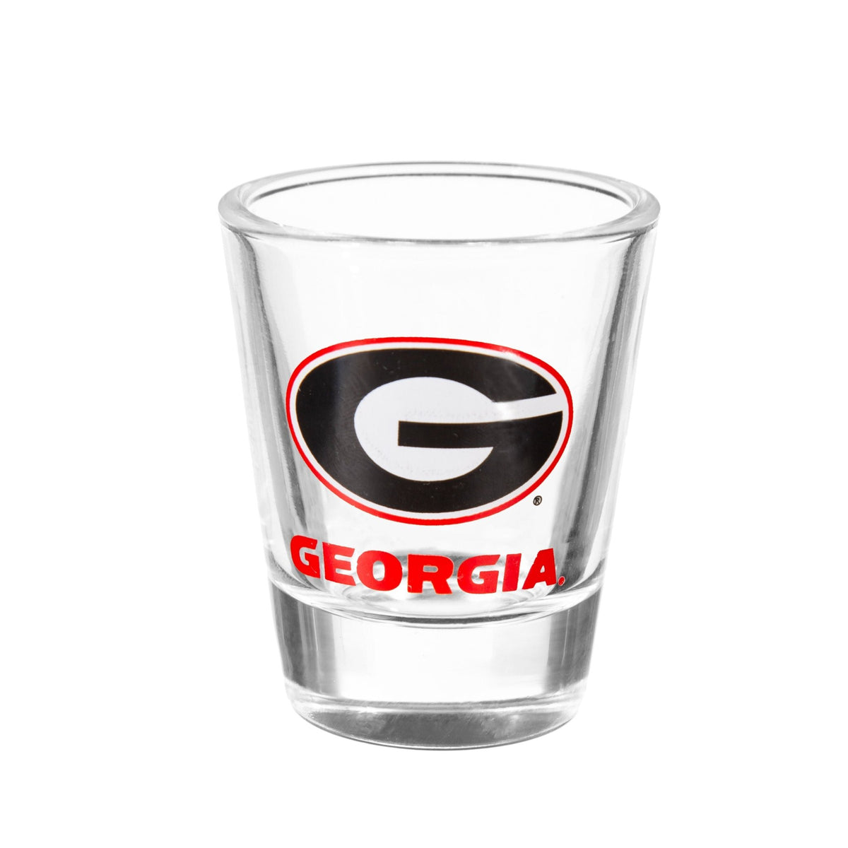 University of Georgia 4-Piece Ceramic and Glass 2oz. Shot Glass Set - EG Collective - 801946180456