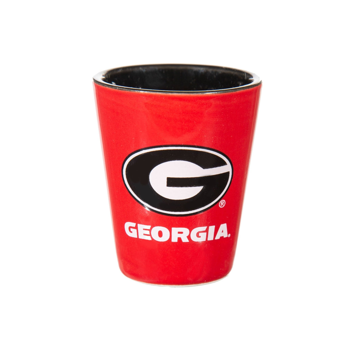 University of Georgia 4-Piece Ceramic and Glass 2oz. Shot Glass Set - EG Collective - 801946180456