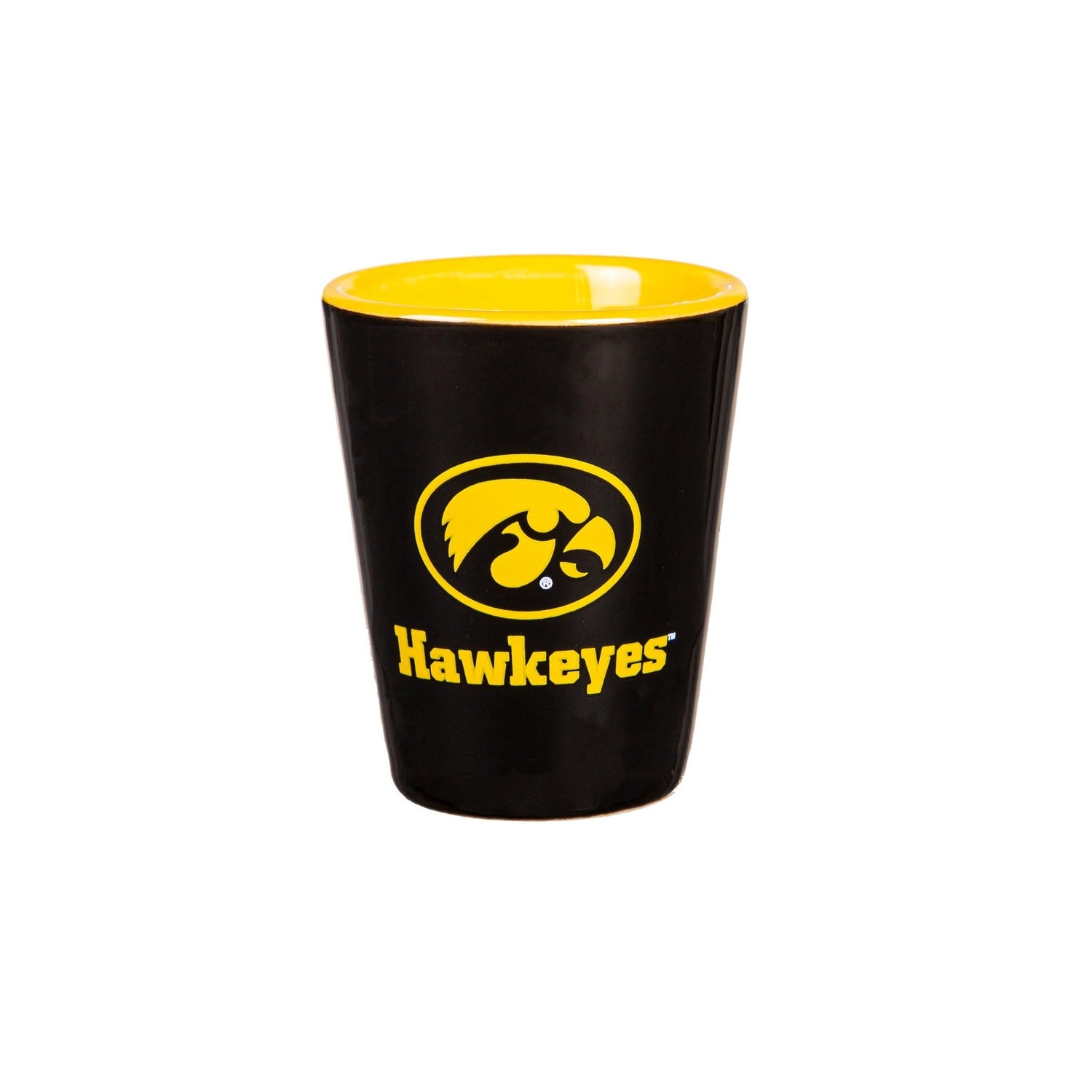 University of Iowa 4 - Piece Ceramic and Glass 2oz. Shot Glass Set - EG Collective - 801946180654