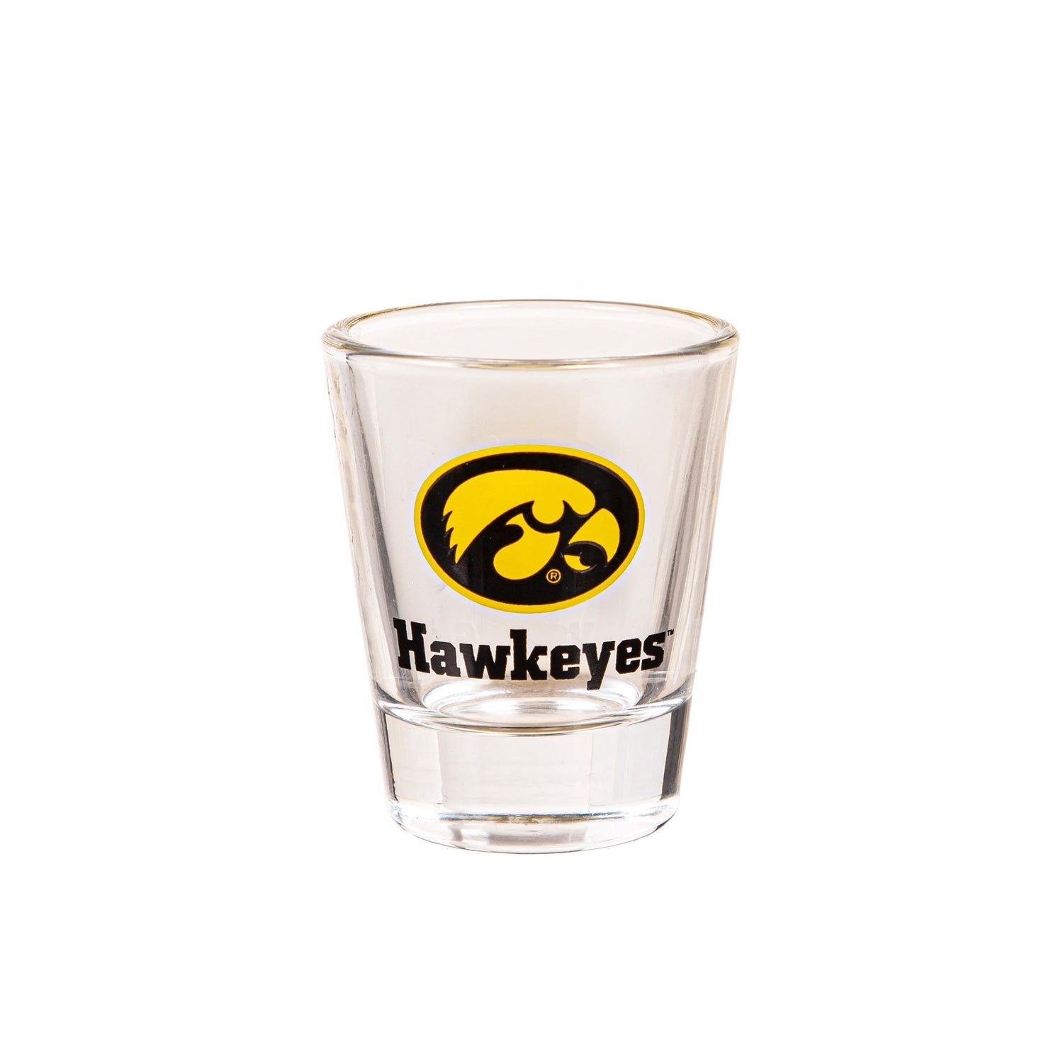 University of Iowa 4 - Piece Ceramic and Glass 2oz. Shot Glass Set - EG Collective - 801946180654