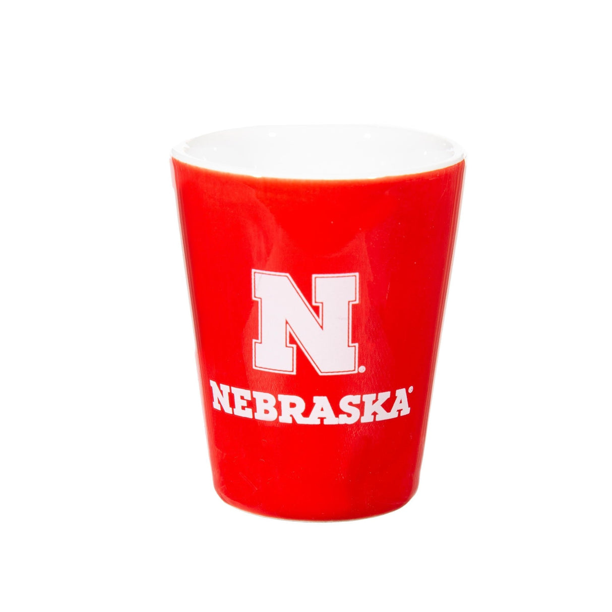 University of Nebraska 4 - Piece Ceramic and Glass 2oz. Shot Glass Set - EG Collective - 801946180548
