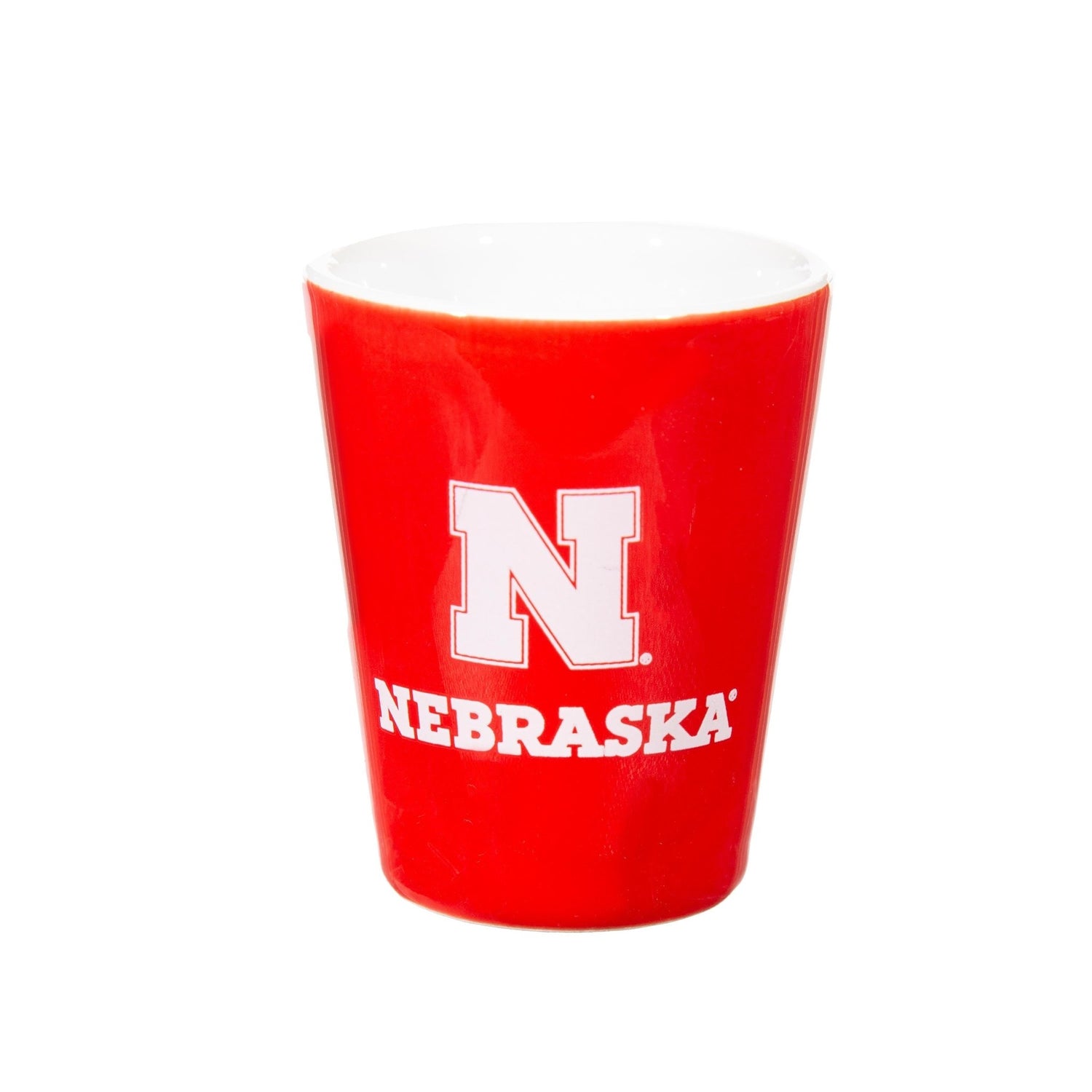 University of Nebraska 4 - Piece Ceramic and Glass 2oz. Shot Glass Set - EG Collective - 801946180548