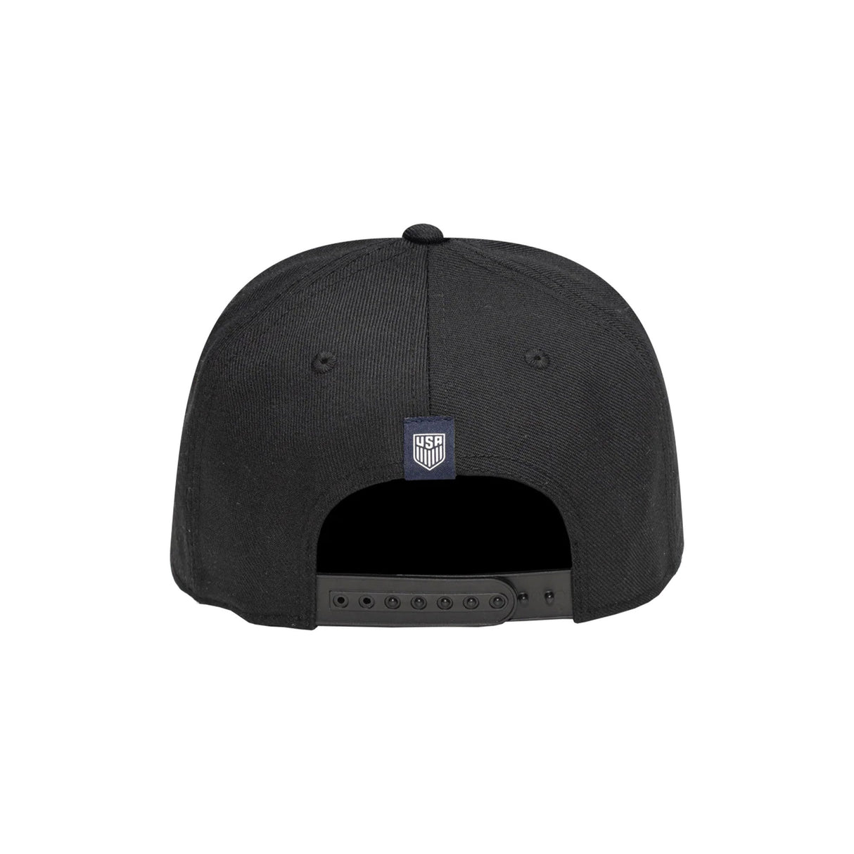 USA Soccer Tri Color Cola Logo Black Snapback Hat - Fan Ink - 150150171901
