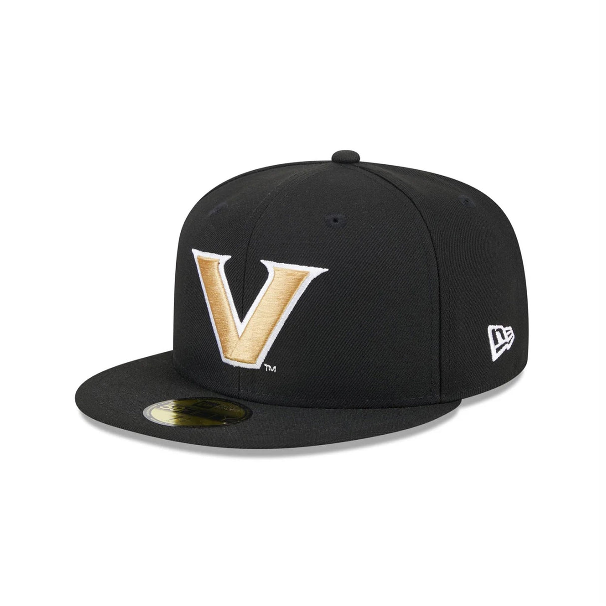 Vanderbilt Commodores Black 59FIFTY Fitted Hat - New Era - 23480167801