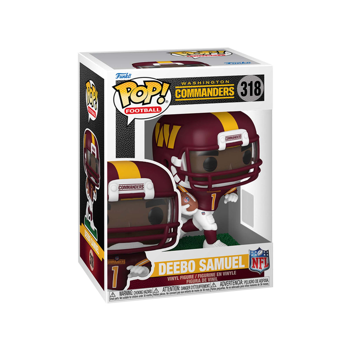 Washington Commanders Deebo Samuel Pop! Football Funko 318 - Funko -