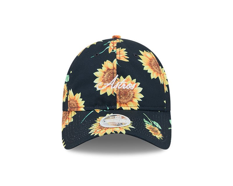 Women's Houston Astros Sunflower Floral 9TWENTY Adjustable Hat - New Era -