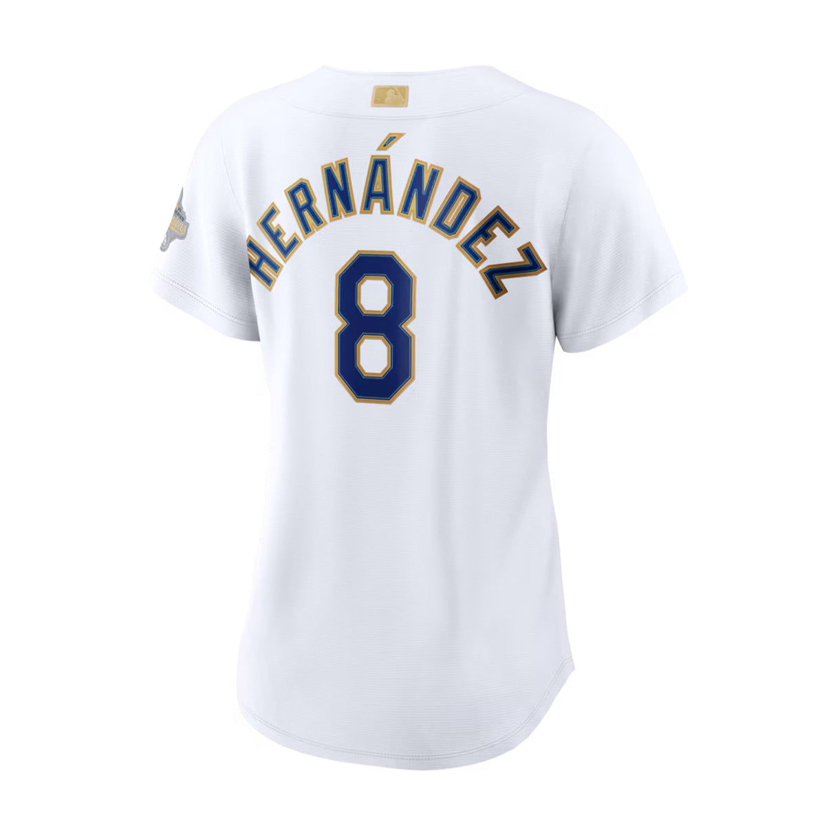 Women's Los Angeles Dodgers Enrique Hernández 2026 Gold Collection White Limited Jersey - Nike -