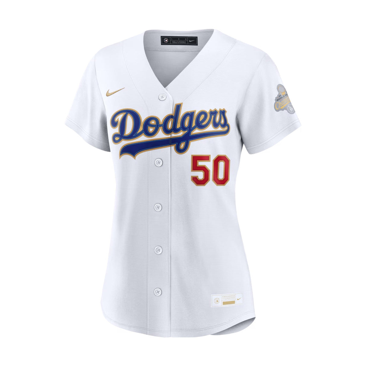 Women's Los Angeles Dodgers Mookie Betts 2026 Gold Collection White Limited Jersey - Nike -