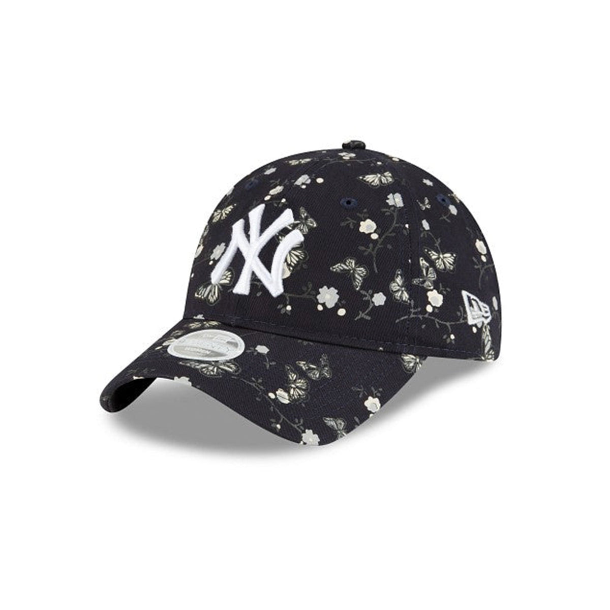 Women’s New York Yankees Floral Butterflies Navy Blue 9TWENTY Adjustable Hat - New Era - 23050543003