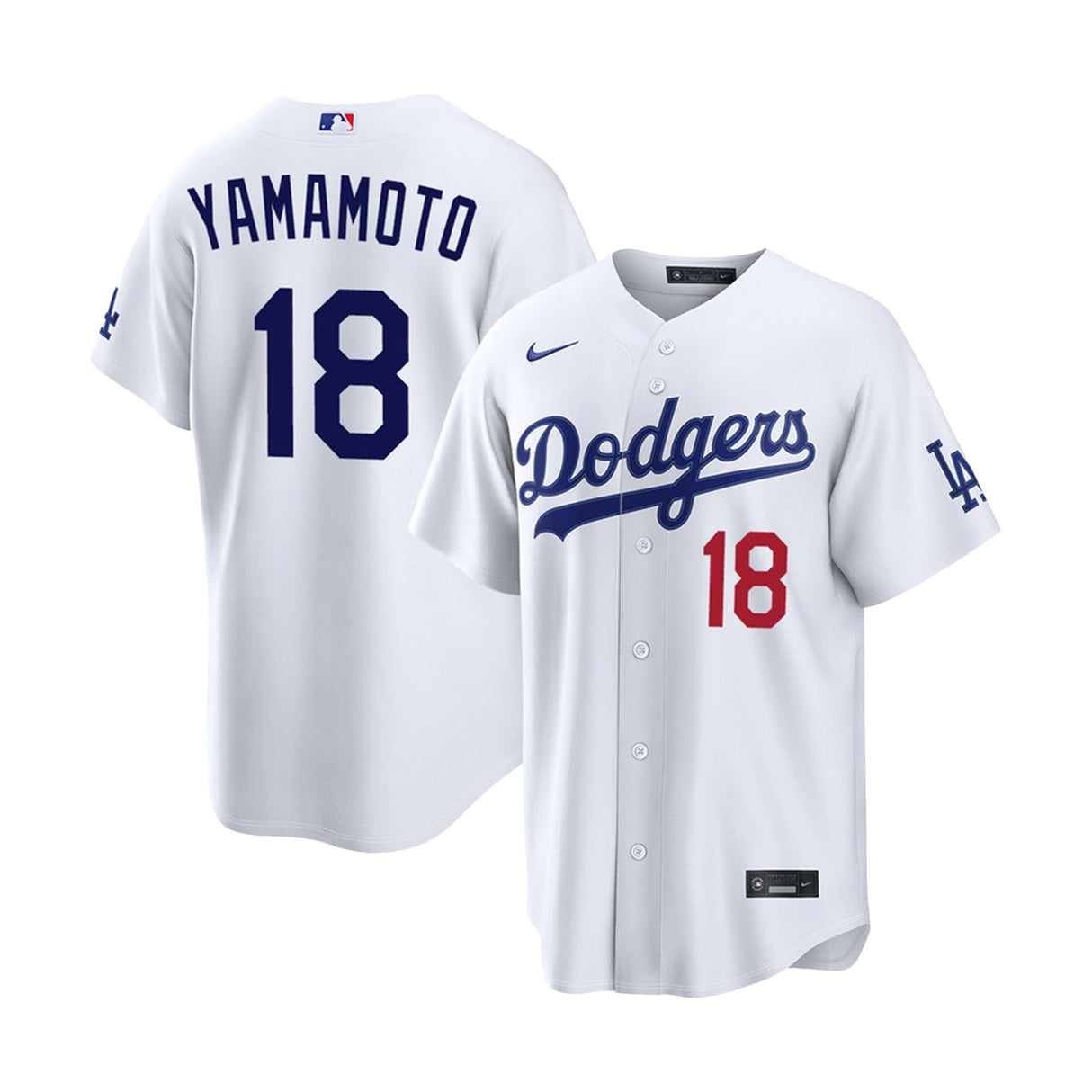 Los Angeles Dodgers Yoshinobu Yamamoto White Home Stadium Jersey