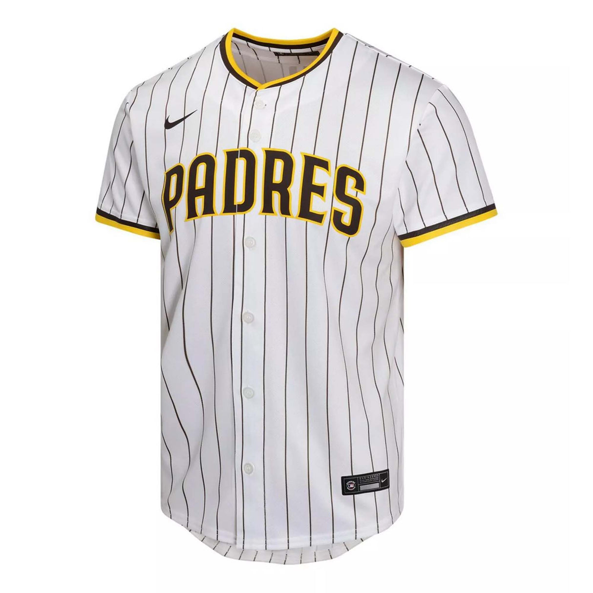 Youth Jackson Merrill San Diego Padres White Nike Home Pinstripe Jersey - Nike - 24140141957
