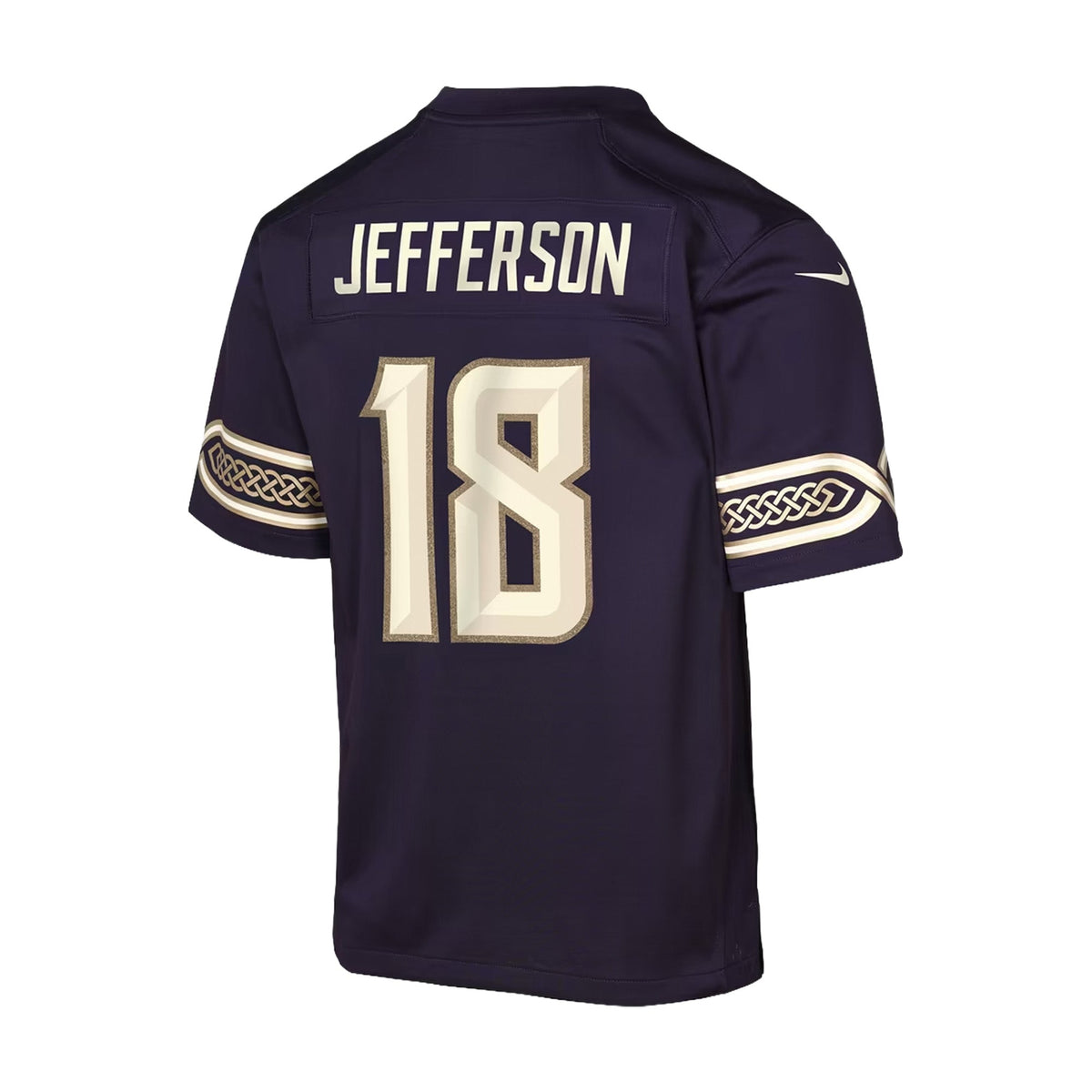 Youth Minnesota Vikings Justin Jefferson Purple 2026 Rivalries Collection Game Jersey - Nike - 241801131117