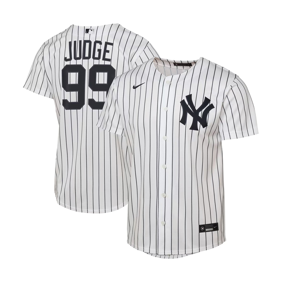 Youth New York Yankees Aaron Judge White Home Replica Player Jersey - Nike - 241401430101