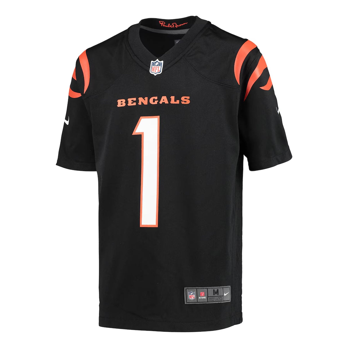 Youth Nike Ja’Marr Chase Cincinnati Bengals Black Game Jersey - Nike - 241801103101