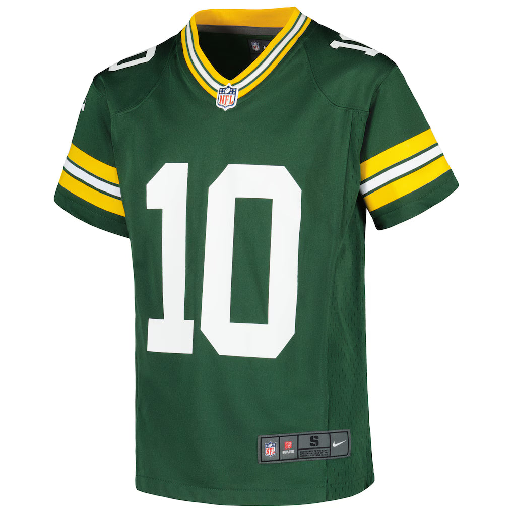 YOUTH Green Bay Packers Jordan Love Nike Game Jersey