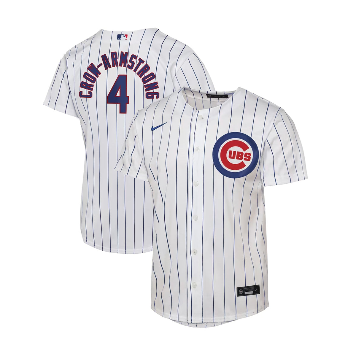 Youth Chicago Cubs Pete Crow-Armstrong White Home Baseline Jersey