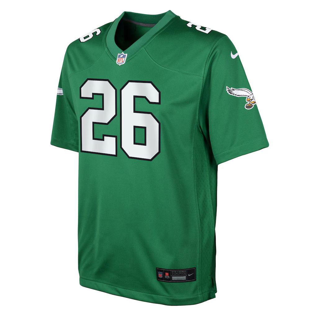 YOUTH Philadelphia Eagles Saquon Barkley Nike Game Jersey