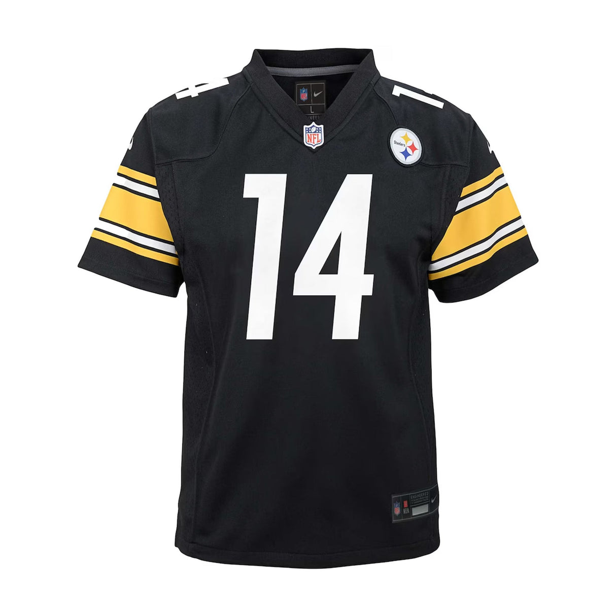 Youth Pittsburgh Steelers George Pickens Black Alternate Game Jersey - Nike - 24230112917