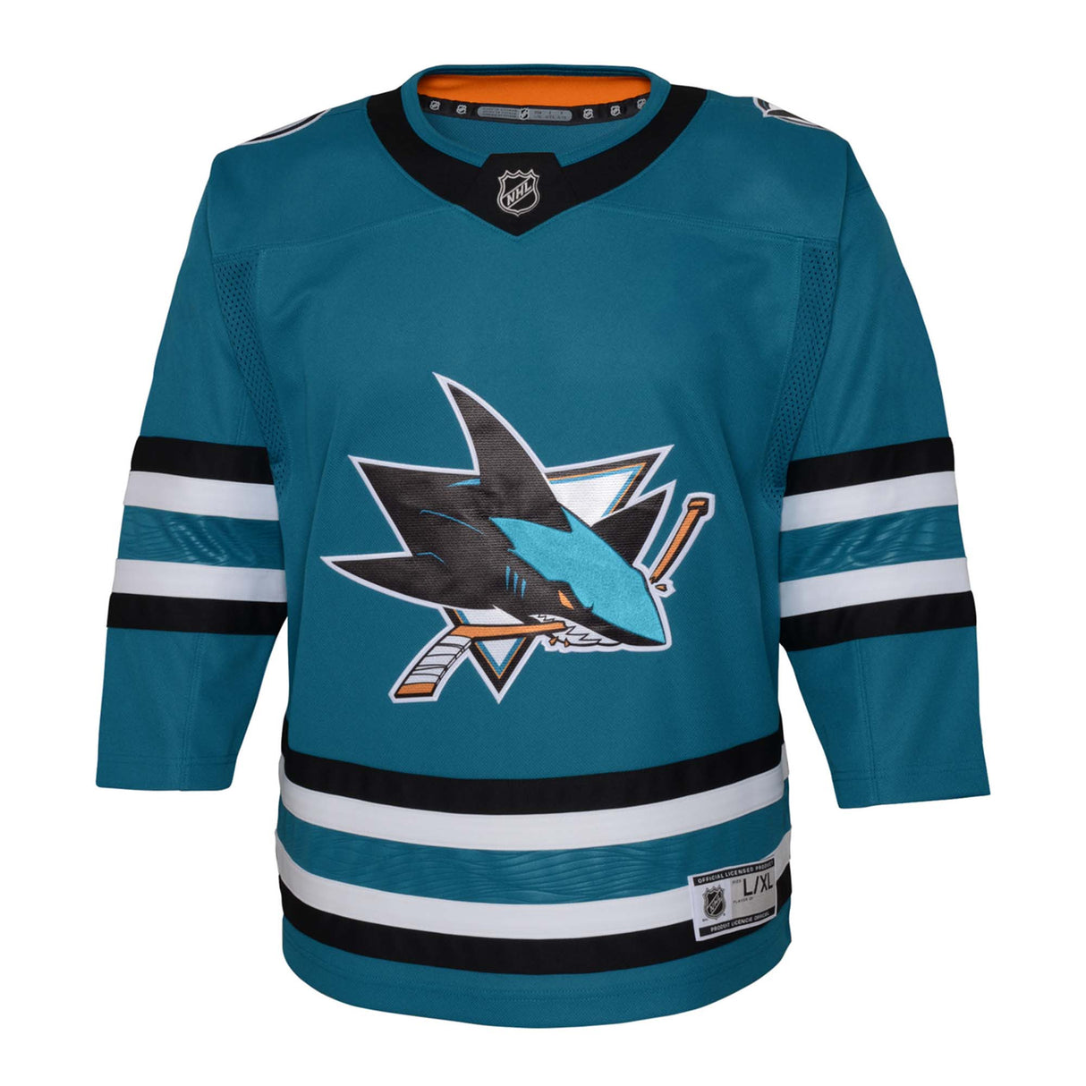 YOUTH San Jose Sharks Teal Breakaway Jersey - Fanatics - 24270232701