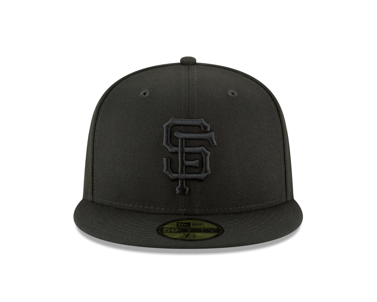 San Fransisco Giants Black on Black 59FIFTY Fitted