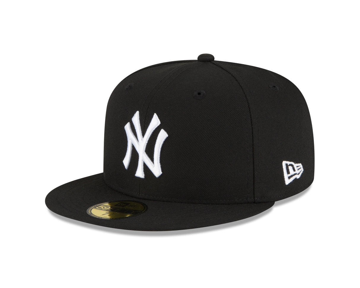 New York Yankees Black and White Basic 59FIFTY Fitted