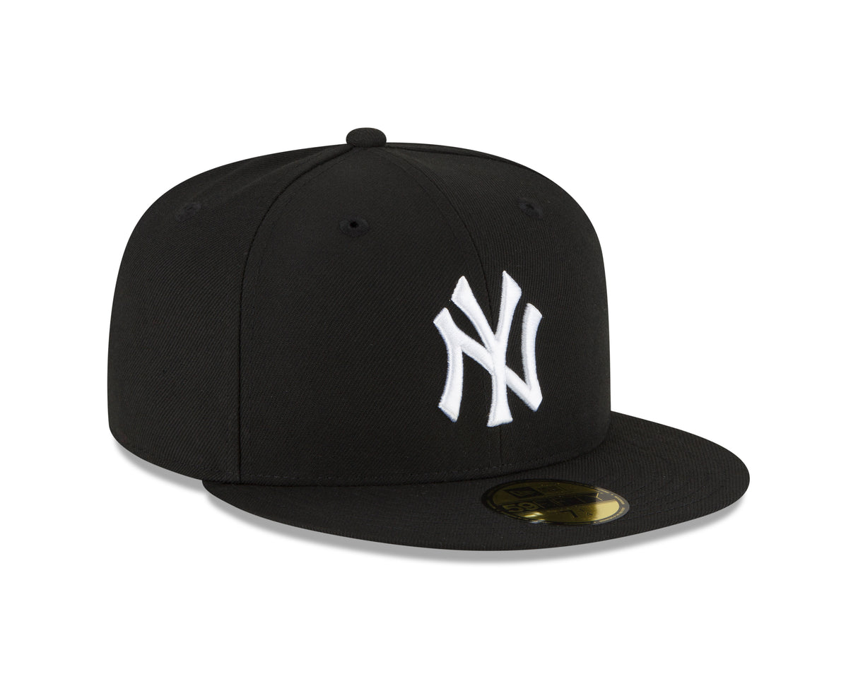 New York Yankees Black and White Basic 59FIFTY Fitted