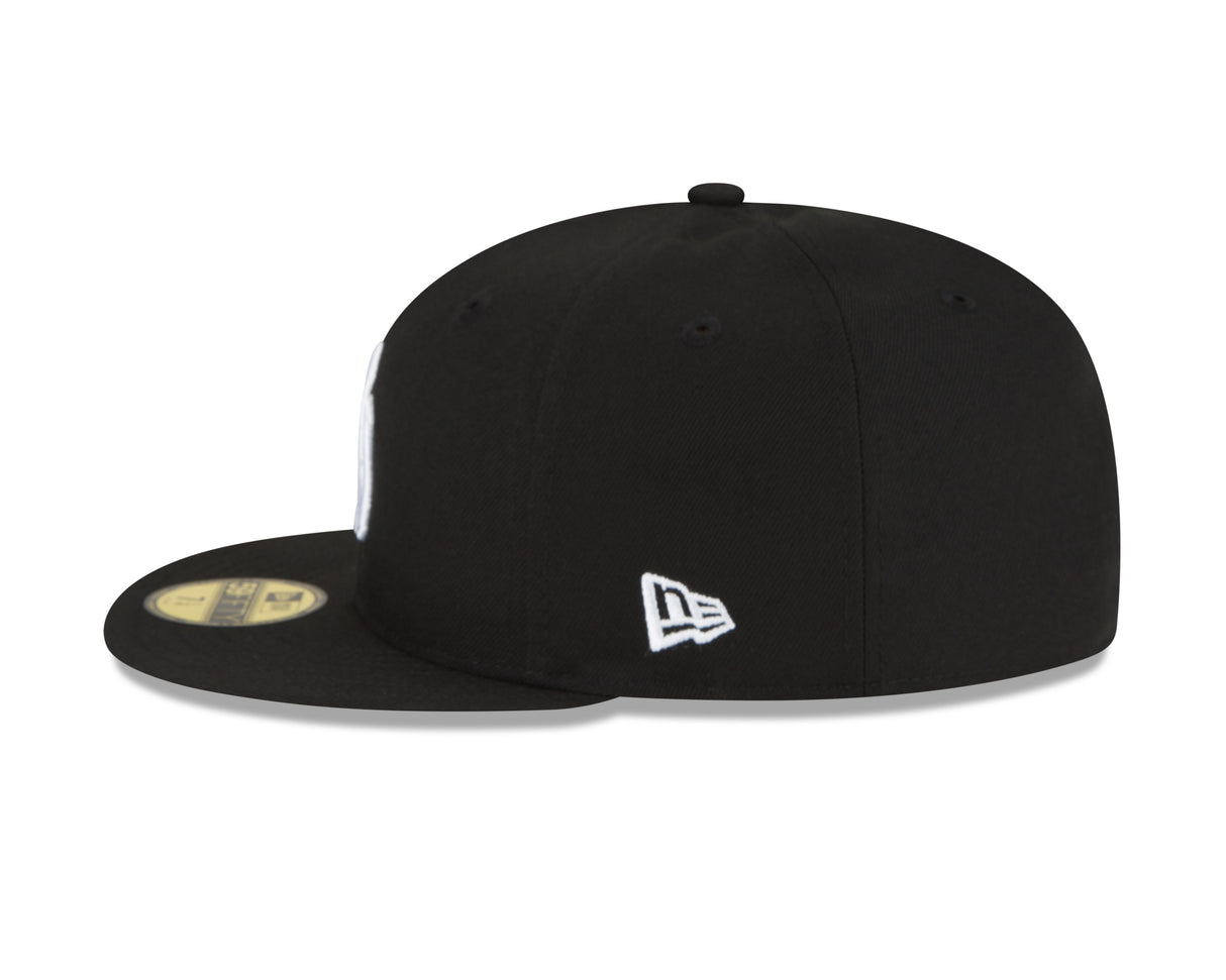 New York Yankees Black and White Basic 59FIFTY Fitted