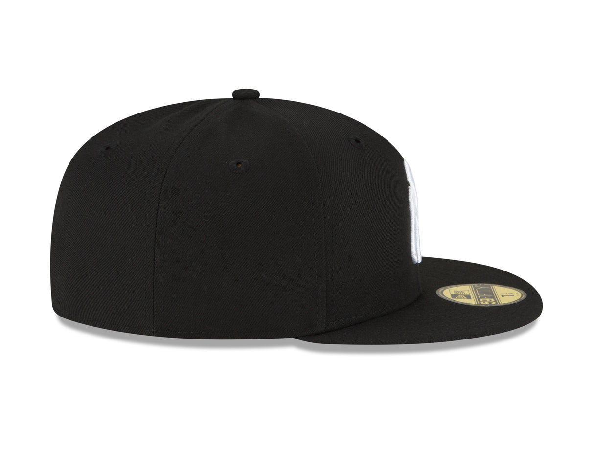 New York Yankees Black and White Basic 59FIFTY Fitted