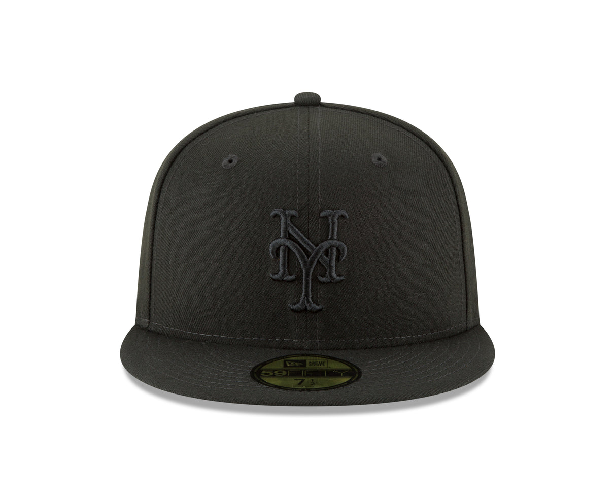 New York Mets  Blackout Basic 59FIFTY Fitted